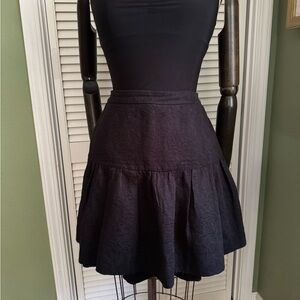J. Crew Black Skater Skirt